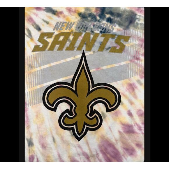 New Orleans Saints Tie-Dye Long Sleeve - Picture 4 of 5